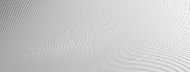 Abstracte halftone achtergrond van kleine stippen en golvende lijnen in grijze en witte kleuren