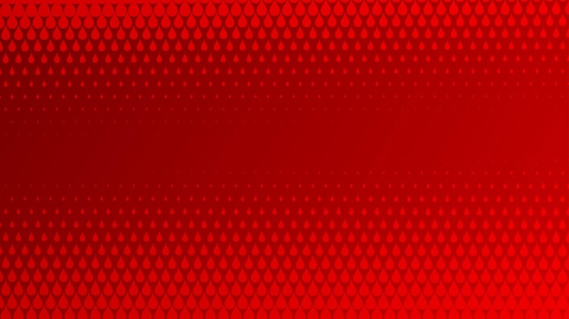 Abstracte halftone achtergrond van kleine symbolen in rode kleuren