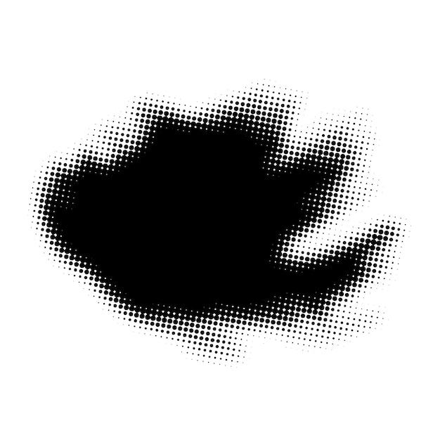 Vector abstracte halftone-elementen