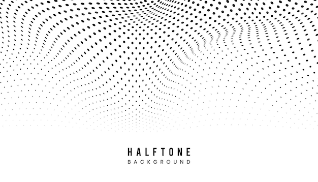 Abstracte halftone golf stippelvormige achtergrond