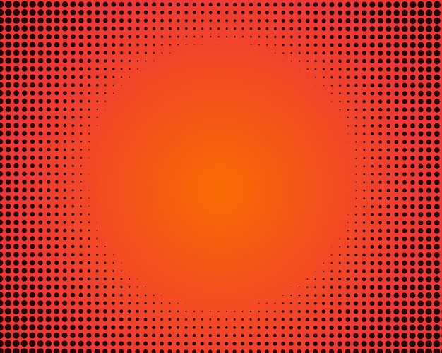 Vector abstracte halftone puntenachtergrond