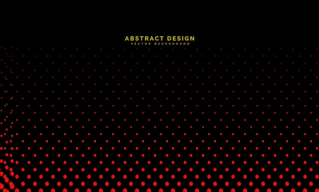 Abstracte halftone rode en zwarte achtergrond