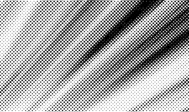 Abstracte halftone vector achtergrond zwarte en witte stippen vorm banner