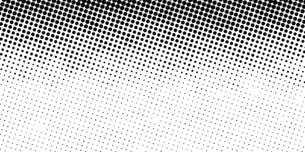 abstracte Halftone vector achtergrond zwarte en witte stippen vorm
