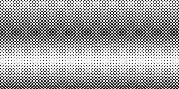 abstracte Halftone vector achtergrond zwarte en witte stippen vorm