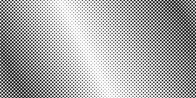 Abstracte halftone vector achtergrond zwarte en witte stippen vorm