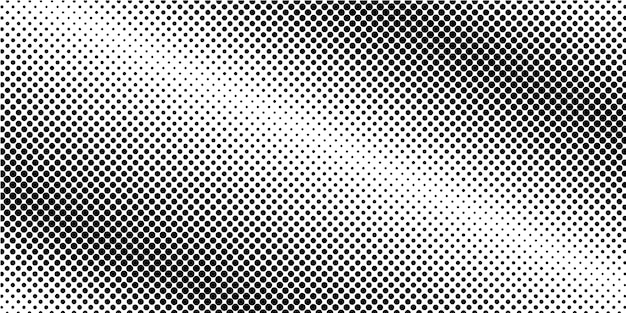 abstracte Halftone vector achtergrond zwarte en witte stippen vorm