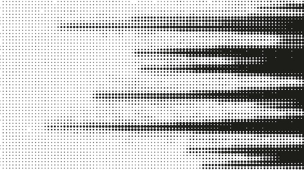 Vector abstracte halftone vector achtergrond zwarte en witte stippen vorm