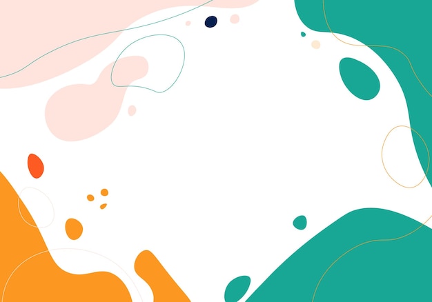 Abstracte hand tekenen minimale achtergrond. Vector illustratie.