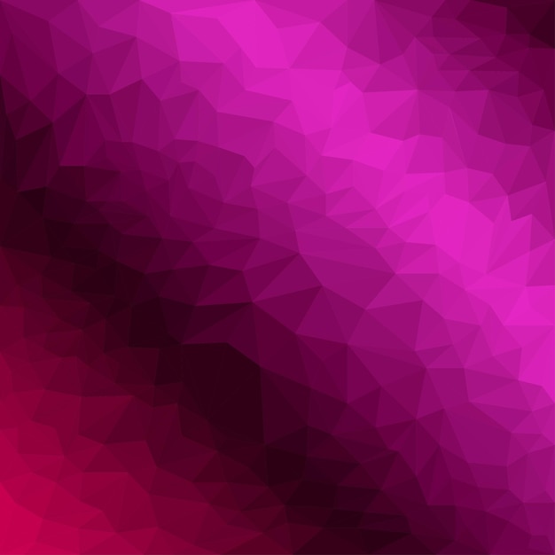 Abstracte helder paars gekleurde veelhoekige driehoekige achtergrond voor gebruik in ontwerp voor kaart, uitnodiging, poster, spandoek, plakkaat of billboard dekking