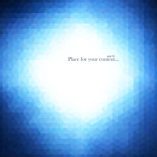 Abstracte heldere blauwe achtergrond Vector illustratie eps10