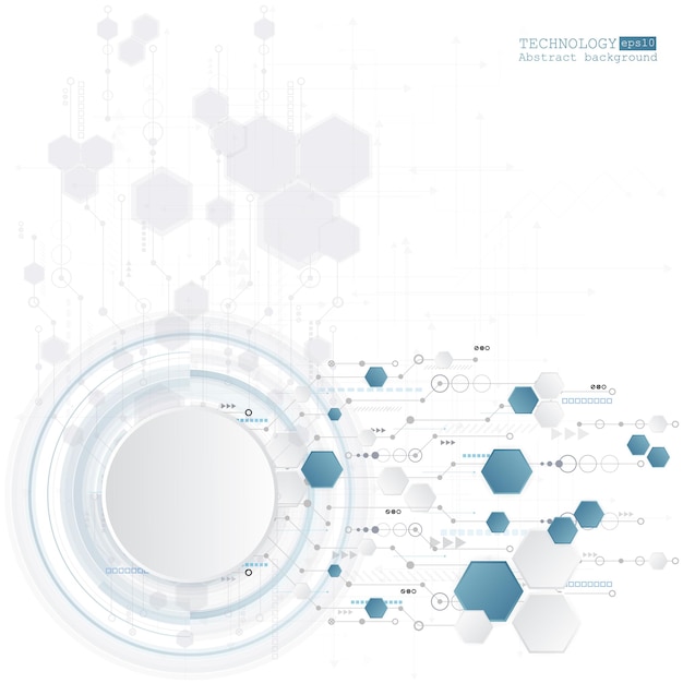 Abstracte hi-tech, techniek, machine, technologieconcept. Vector abstracte futuristische technische achtergrond. eps10