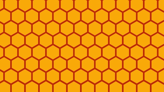 Abstracte honingraat bruin gele kleur achtergrond