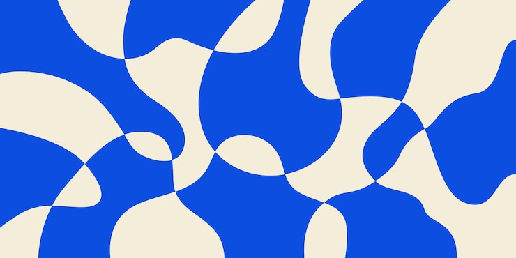 Vector abstracte horizontale achtergrond met kleurrijke golven trendy vectorillustratie in stijl retro jaren '60