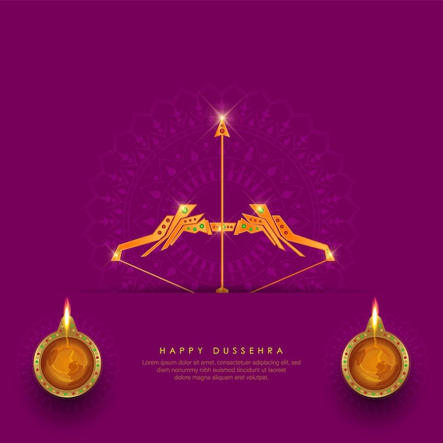 Abstracte illustratie van dussehra. vector