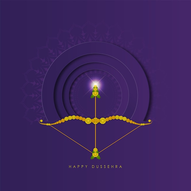 abstracte illustratie van dussehra. vector