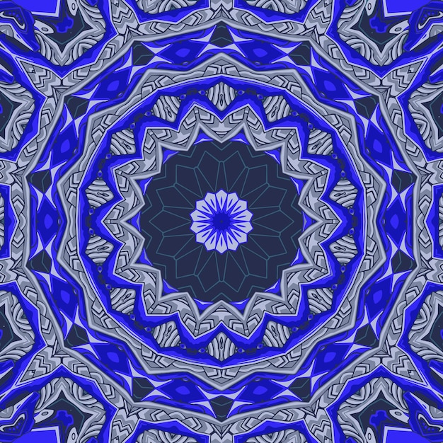 Abstracte Indiase patroon met mandala's vector achtergrond
