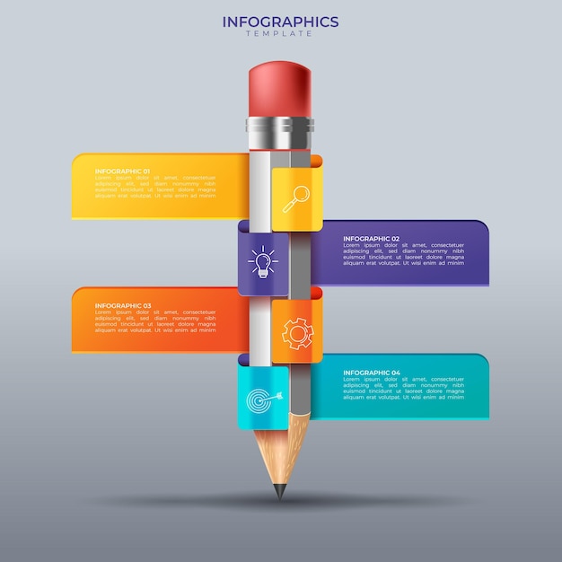 Abstracte infographics nummer opties sjabloon. vector illustratie. kan worden gebruikt voor workflowlay-out, diagram, zakelijke stapopties, banner, webdesign.