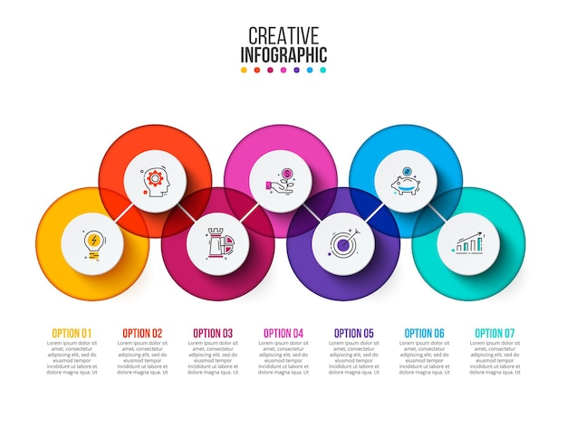 Vector abstracte infographics nummer opties sjabloon. vector illustratie. kan worden gebruikt voor workflowlay-out, diagram, zakelijke stapopties, banner, webdesign.