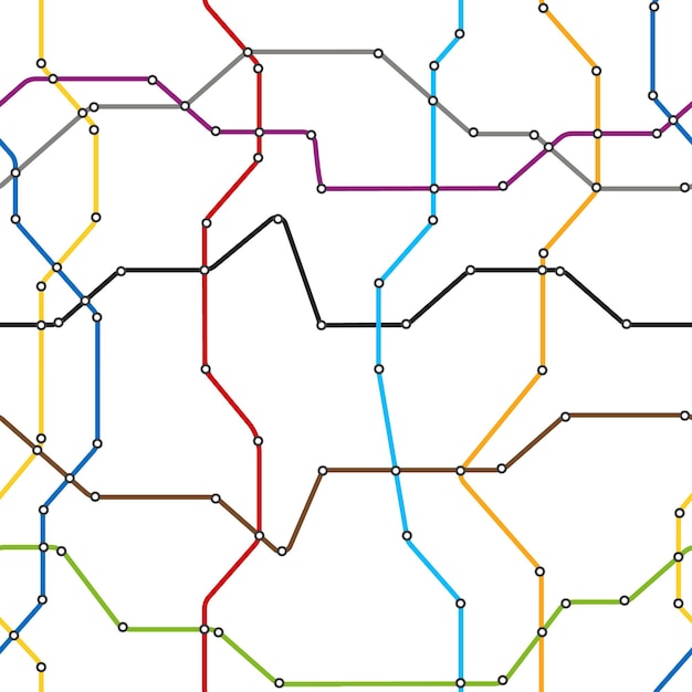 Abstracte kleur metro regeling naadloze achtergrond