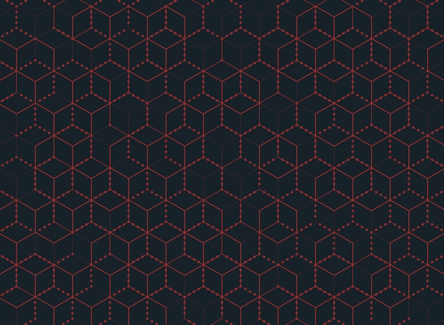 Abstracte kleuren hexagon technologie van moderne achtergrond.