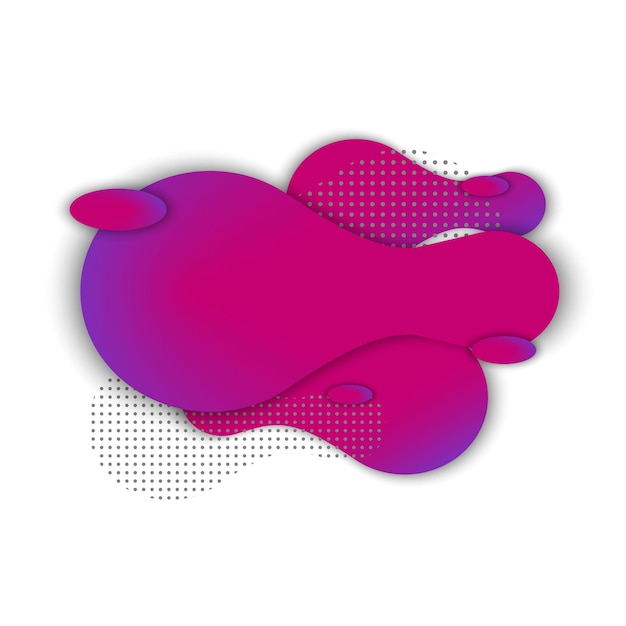 Abstracte kleuren vloeibare vorm