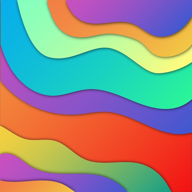 Abstracte kleurrijke achtergrondvectorontwerp