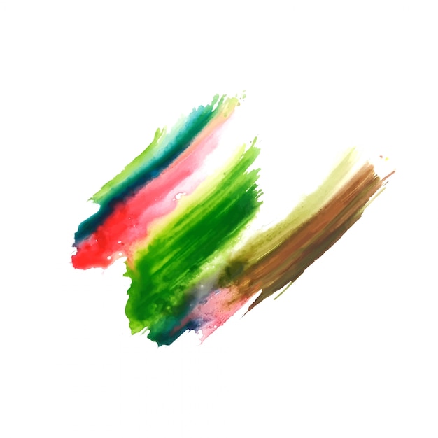Abstracte kleurrijke aquarel vlek