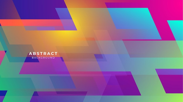 Abstracte kleurrijke banner geometrische vormen lichte zilveren technologieachtergrond vector Moderne diagonale presentatieachtergrond