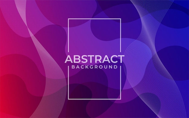 Abstracte kleurrijke geometrische achtergrond Vloeibare vormen samenstelling