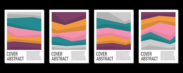 Abstracte kleurrijke geometrische achtergrond voor poster en omslag