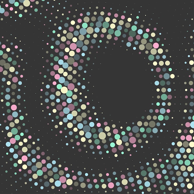 Abstracte kleurrijke gestippelde achtergrond. Halftooneffect. vector illustratie