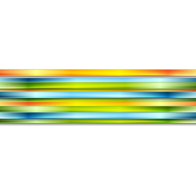 Vector abstracte kleurrijke glanzende strepen achtergrond
