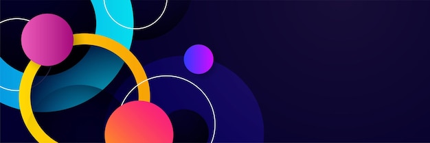 Abstracte kleurrijke kleurrijke geometrische banner lichte driehoek lijnvorm met futuristische concept presentatie achtergrond