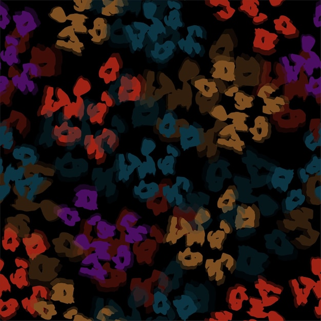 Abstracte kleurrijke vlekken naadloos waterverfpatroon op ivoren achtergrond verspreide vlekken confetti