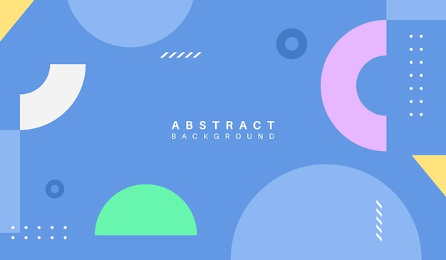 Abstracte kleurrijke vormen achtergrond vector design