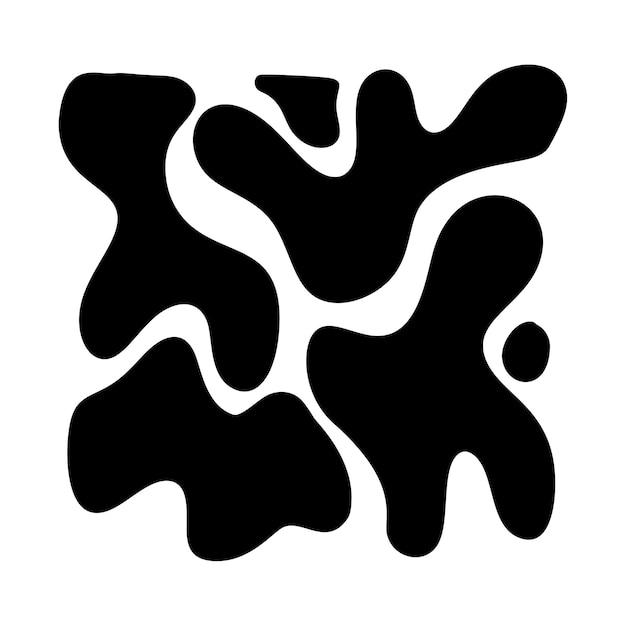 Abstracte koraalposters Hedendaagse trendy minimalistische organische vormenstijl Vector grafische illustratie