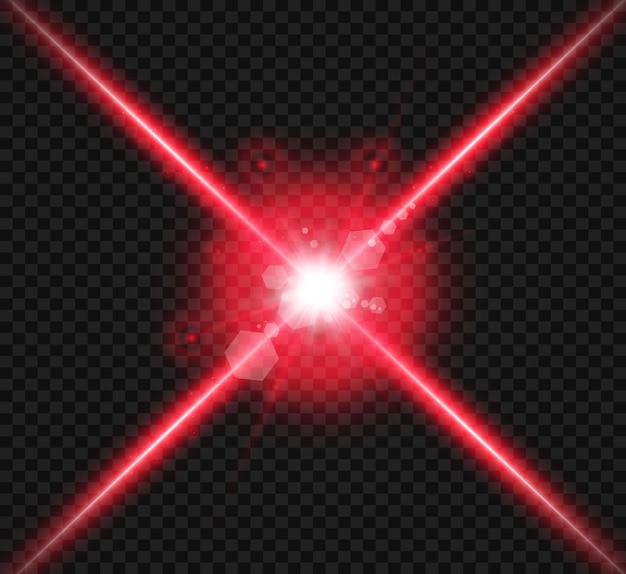 Abstracte laserstraal