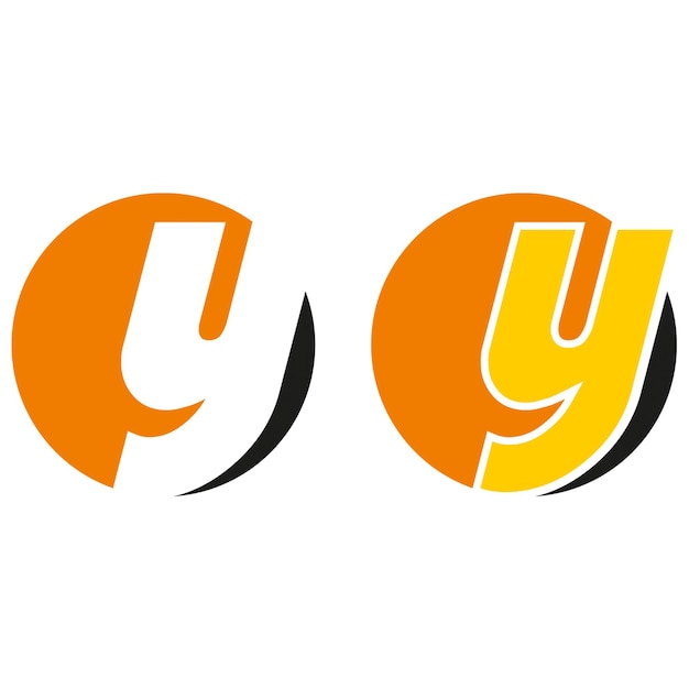 Abstracte letter y-pictogram voor branding