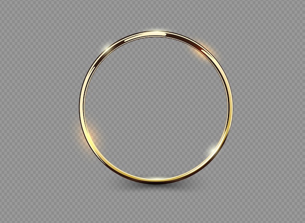 Abstracte luxe gouden ring