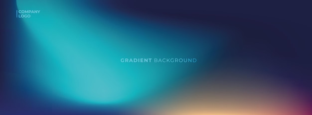 Abstracte luxe gradiënt ontwerp achtergrond banner