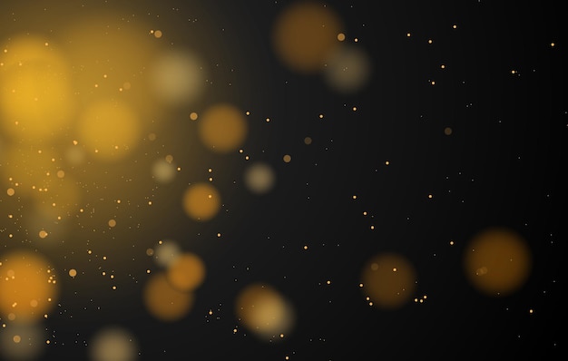 Abstracte magische bokeh lichteffect achtergrond