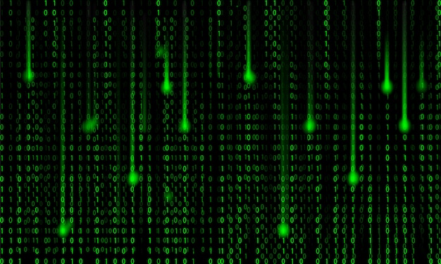 Abstracte matrix achtergrond groene en zwarte kleuren