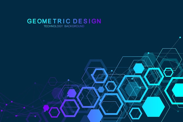 Abstracte medische achtergrond dna-onderzoeksmolecuul