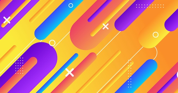 Abstracte minimale geometrische vorm achtergrond met gradiënt