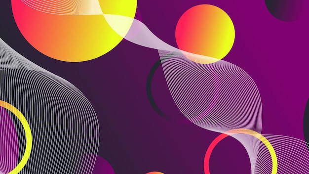 Abstracte minimale gradiënt geometrische cirkel achtergrond