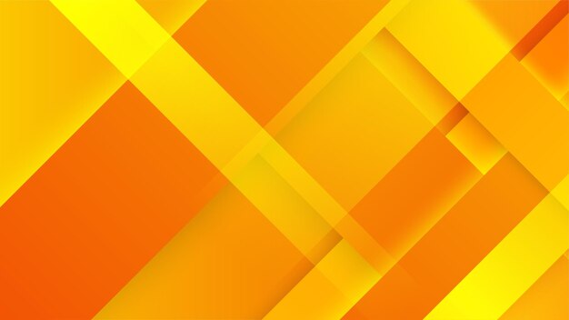 Abstracte minimale oranje en gele achtergrond met geometrische creatieve en minimale gradiëntconcepten voor het conceptbeeld van de bestemmingspagina van posters, banners