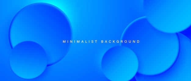 Abstracte minimalistische blauwe achtergrond