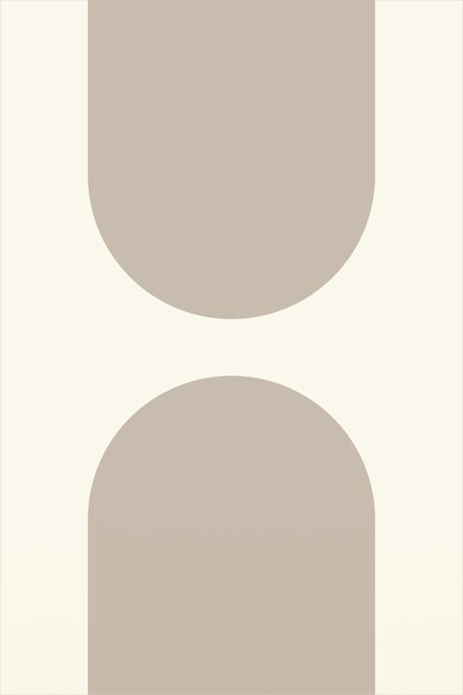 Abstracte minimalistische muurdecoratieposter