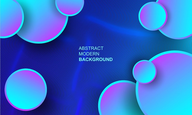 Abstracte moderne achtergrond Buble Gradient kleurrijke sjabloonbanner met kleurverloop Ontwerp met vloeibare vorm EPS 10